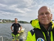 Personer på båt